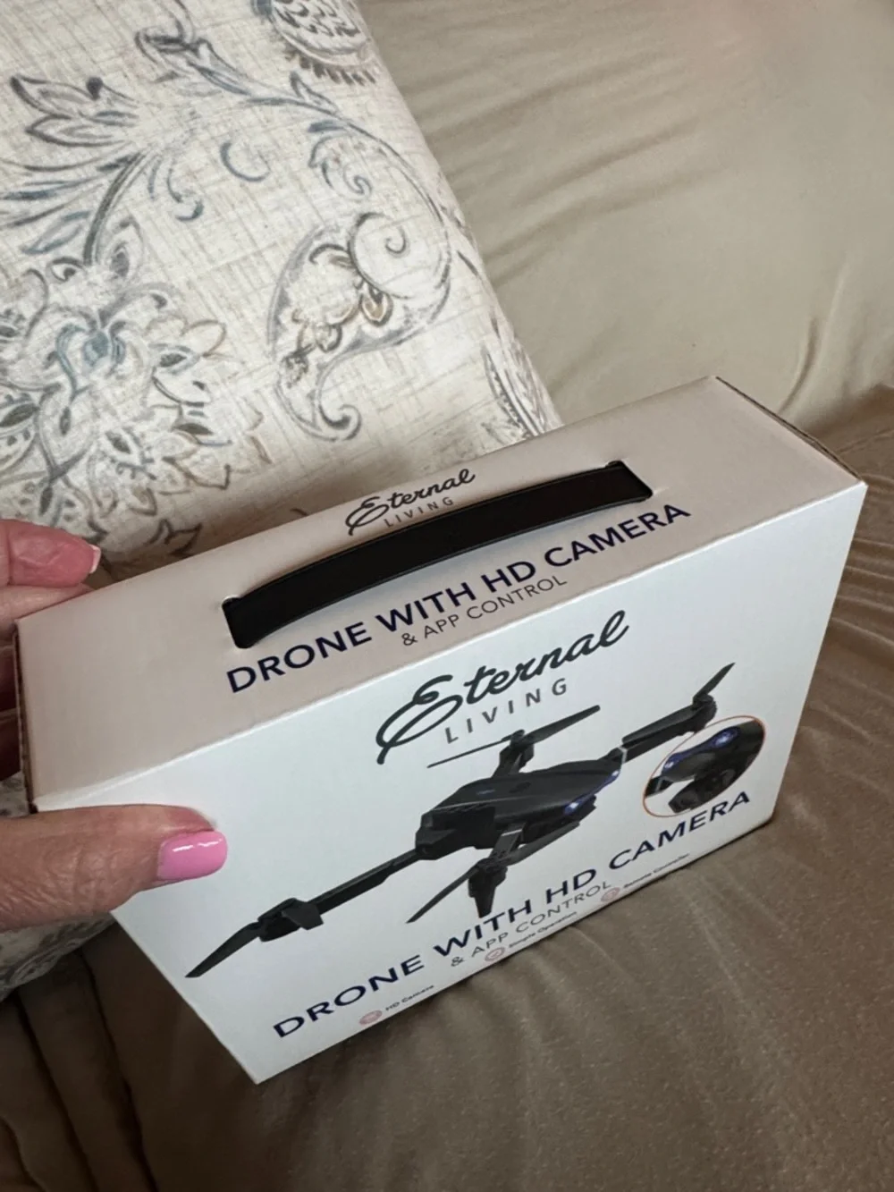Black Drone with HD Camera and App Control
